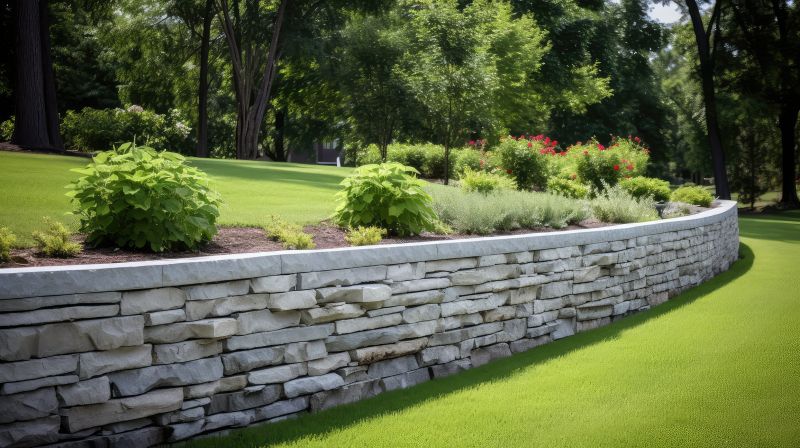 Stone Wall Installation